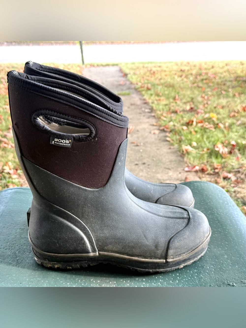 Bogs Classic Mid Insulated Waterproof Work Boots Mens 9 Black